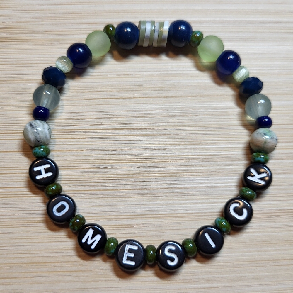 Homesick- Noah Kahan Inspired Friendship Bracelet, Size 6.5"